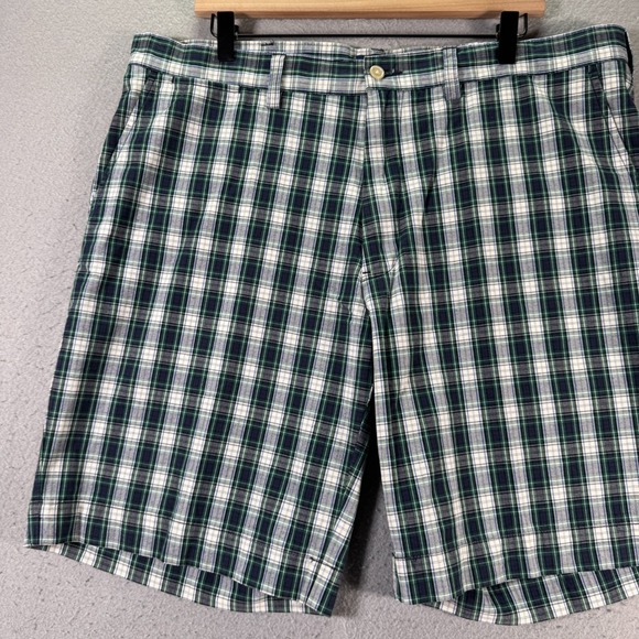 Polo Ralph Lauren Chino Shorts Mens 38 Blue‎ Plaid Preppy Comfort Classic 9" - Picture 4 of 12